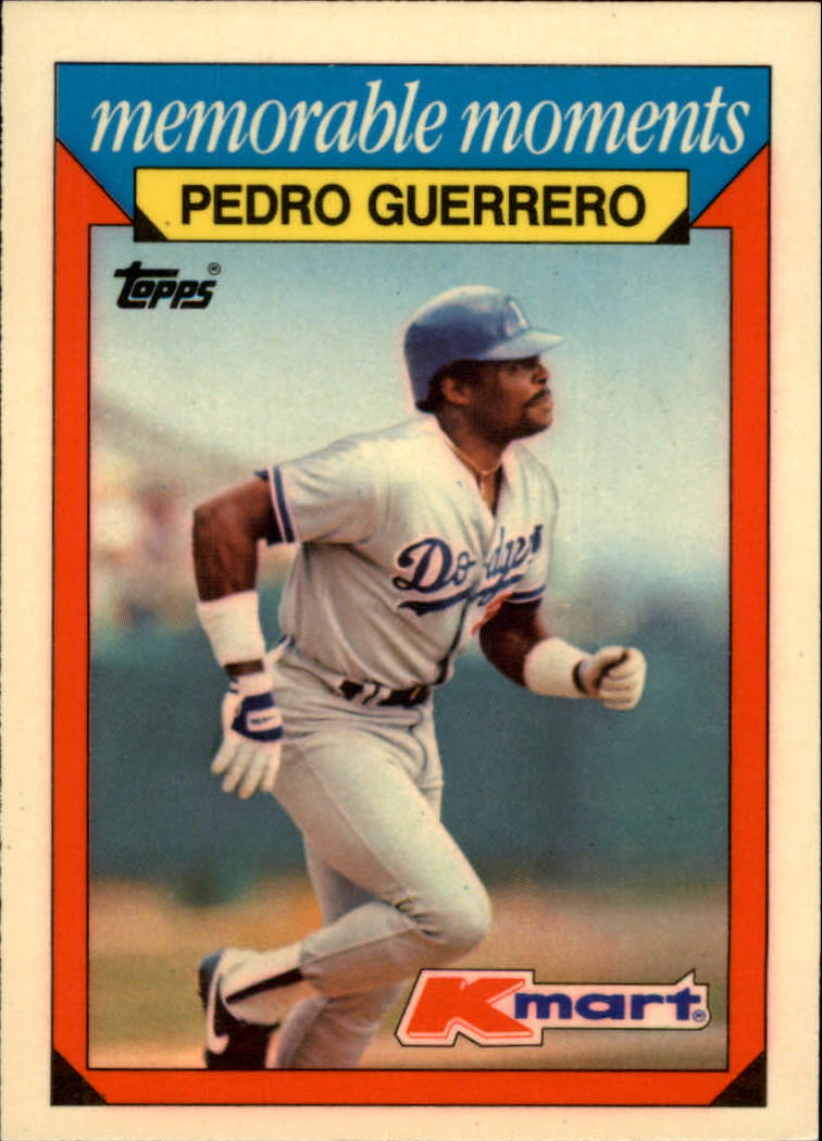 1988 K-Mart Baseball Cards     011      Pedro Guerrero
